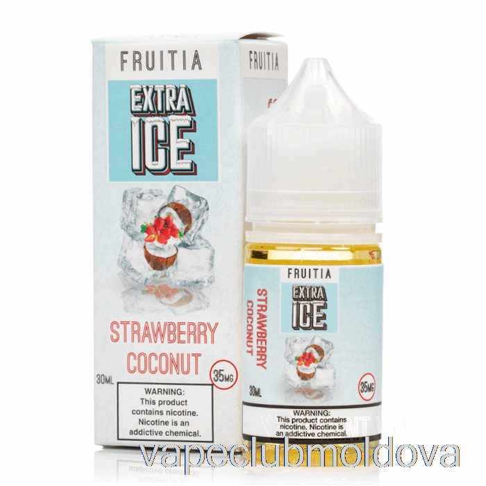 Kit Vape Pod Capsuni Nuca De Cocos - Extra Gheata - Saruri De Fructe - 30ml 35mg